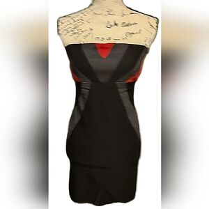 Dots Strapless Mini Dress